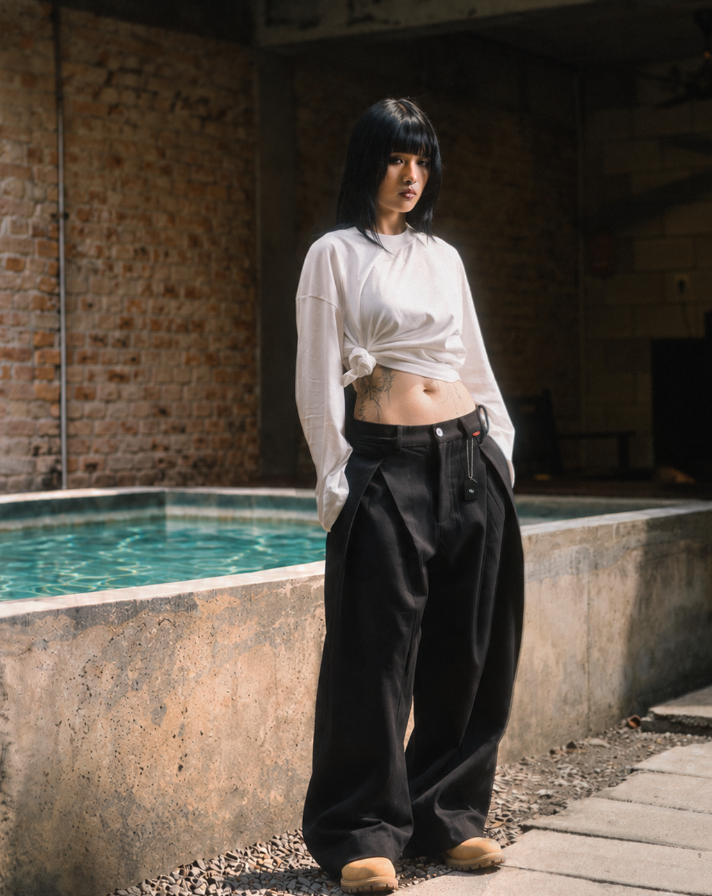 "Astra" Pleated Pants