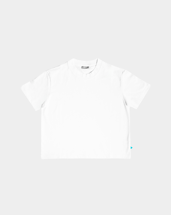 "Plain" Crop Tee