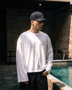 "ESC" Sheer LS Tee