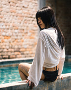 "ESC" Sheer LS Tee